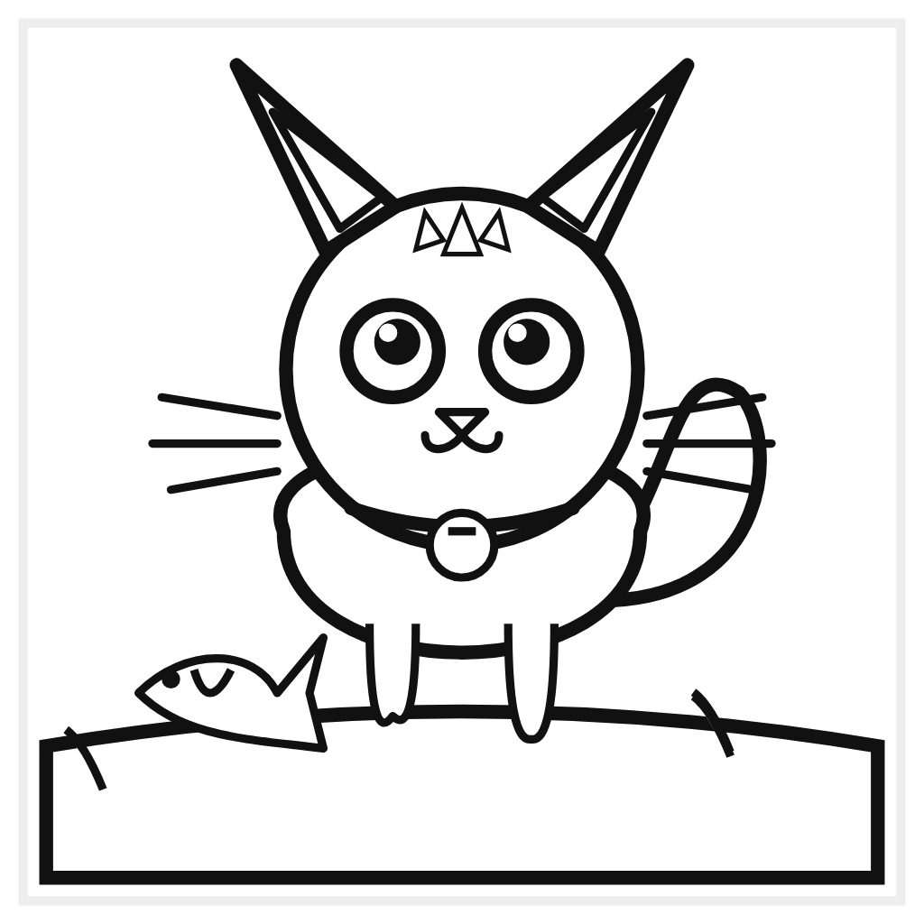 Kitten Superhero Adventure coloring page - free printable outline