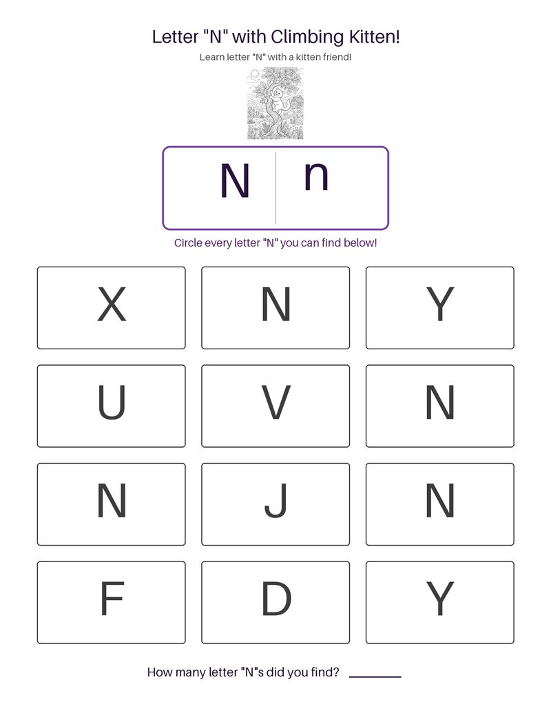 Climbing Kitten abc set preview