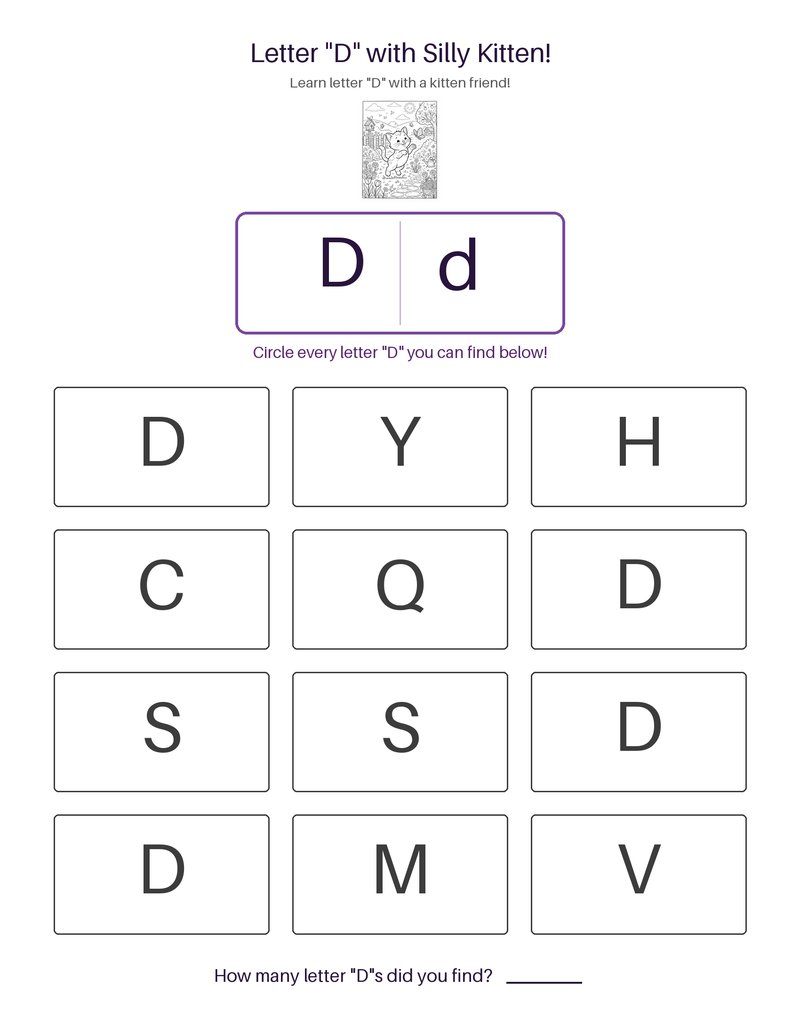 Silly Kitten abc set preview