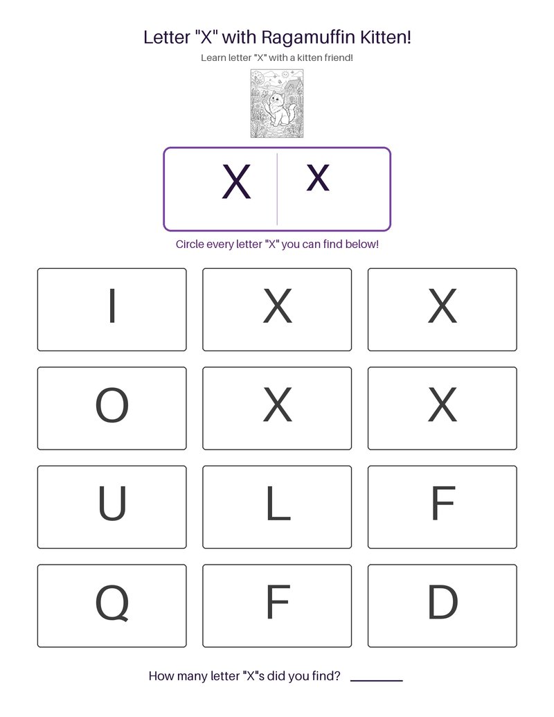 Ragamuffin Kitten abc set preview
