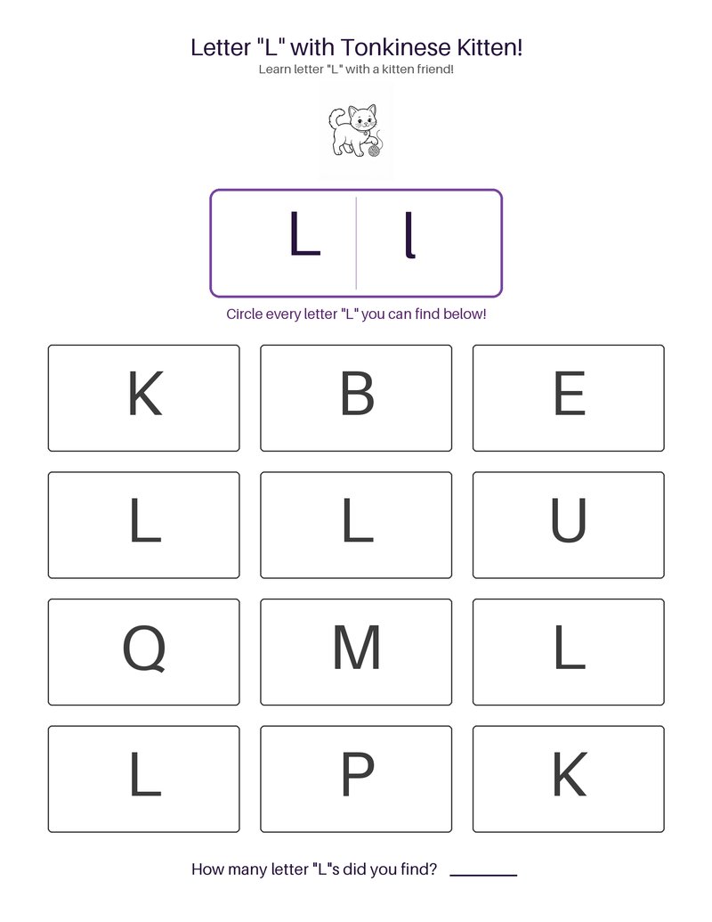 Tonkinese Kitten abc set preview