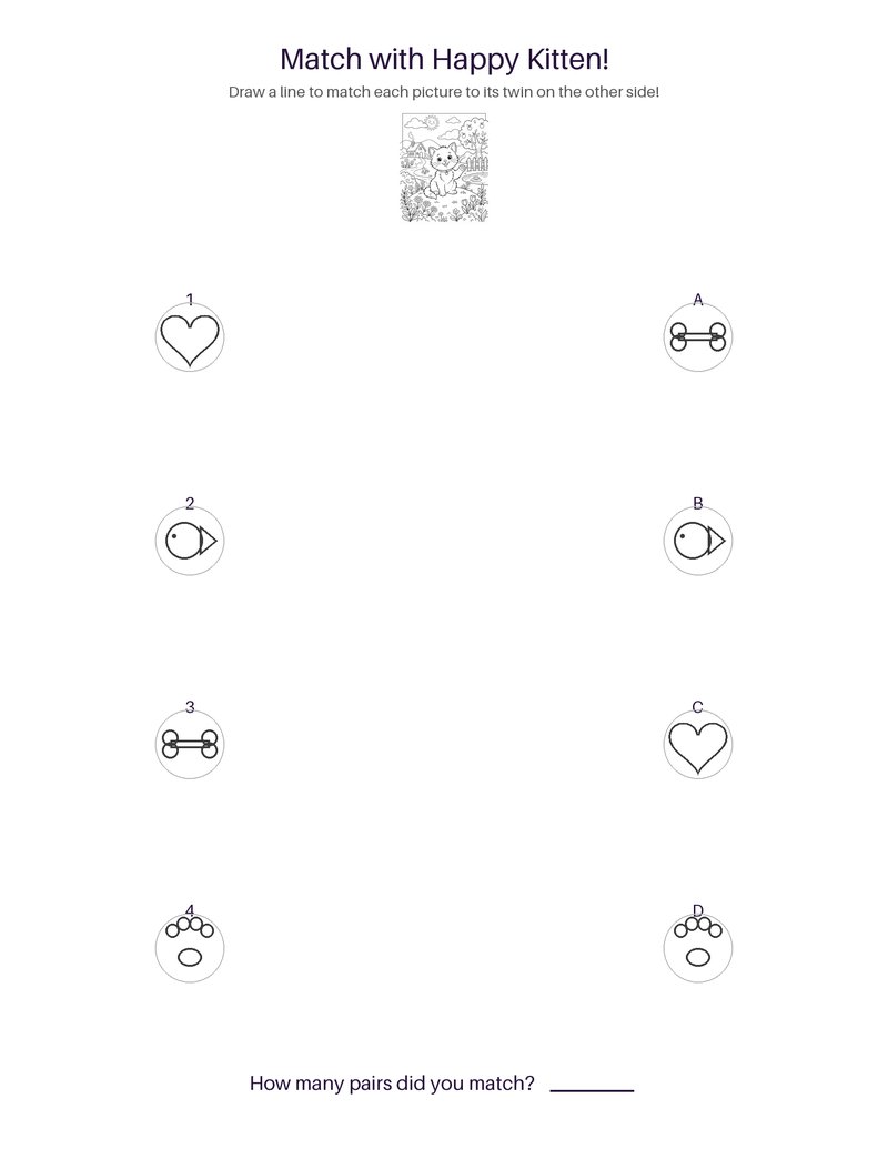 Happy Kitten matching set preview
