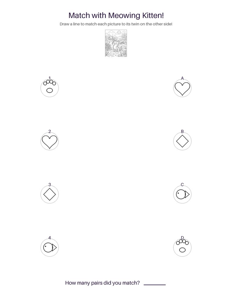 Meowing Kitten matching set preview